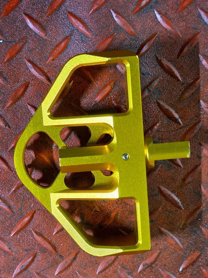 Clavija delantera giratoria 360° MX Chopper estilo bobber para Harley Sportster 883 Dyna Foto 4 de 4