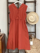 Beaumont Organic Athena Dress Rust Orange  RRP £190 BNWT