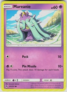 Mareanie 105/214 Lost Thunder Common