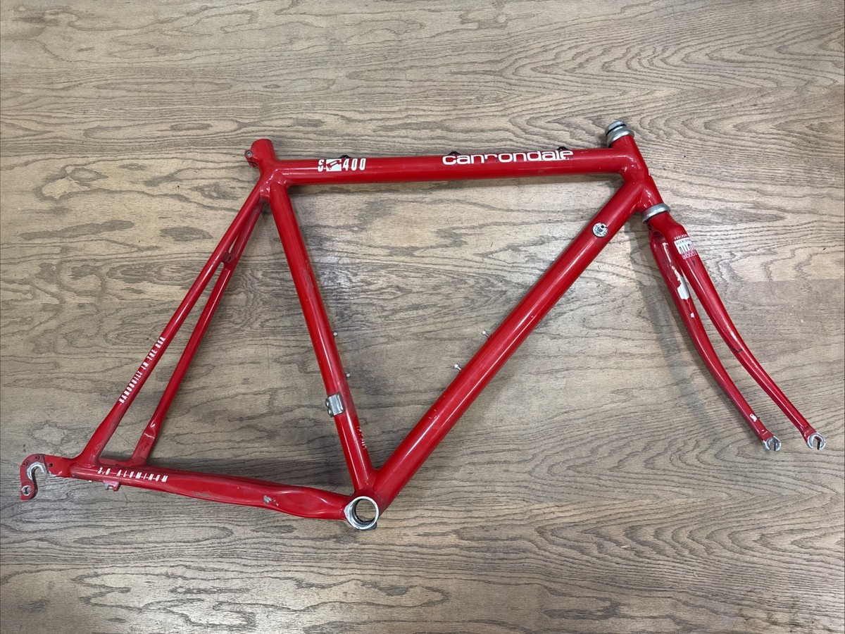Cannondale SR400 3.0 Road Bike Frameset Red Made In USA 54cm 1991