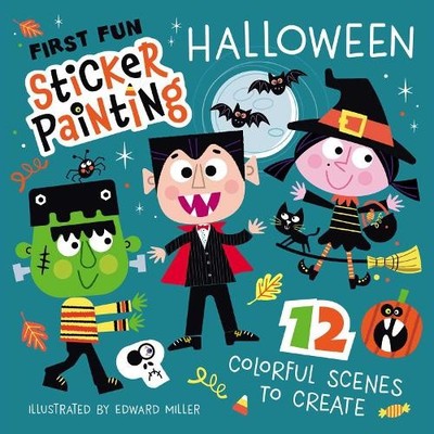 Edward Miller First Fun Sticker Painting: Halloween (Paperback) (UK IMPORT)