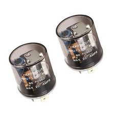 2 PCS LED Flasher Relay, 2 Pin 12V Heavy Duty Turn Signal Relay for Fixing