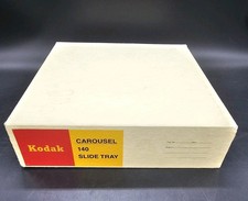Kodak Carousel Transvue 140 Slide Tray With Original Box Vintage