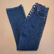 Furor Jeans Vintage 90s Women's High-Waist Straight-Leg Jeans Sz 8 Made In USA