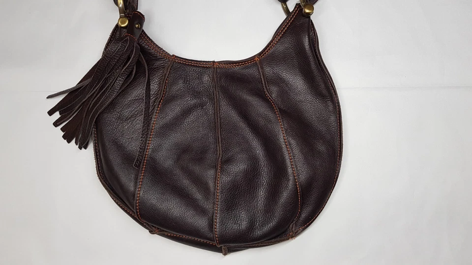 Vintage Bag Episode brown leather bag, 30x22 cm. Foto 2 de 4