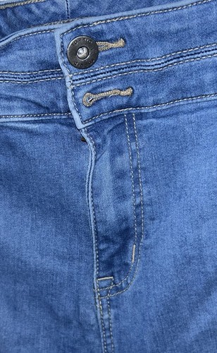 Torrid superweiche kurze Damenjeans hoher Bund weites Bein Größe 20 Medium Wash - Bild 5 von 6
