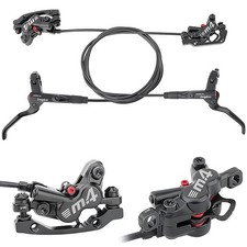 Ztz 4-piston Mtb Hydraulic Brake Set Pmis Adapter Fits Ebike Mountain Bike Bmx