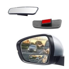 2PCS Rectangle Blind Spot Mirror for Car, Adjustable Wide Angle Mirror Framed