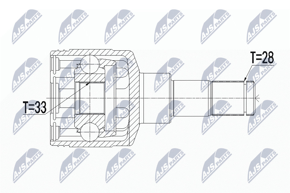 N.T.Y. NPW-SU-018.NTY Joint Kit, drive shaft for FIAT,SUZUKI - Image 5