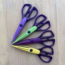 Set of Four Decorative Paper Edger Scissors for Scrapbooking