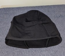 Lululemon Run For It All Beanie Hat Womens One Size Black Ponytail hole