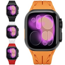 Silicone Sport Folding Buckle Band Strap For Apple Watch Ultra3 49/46/45/44/42mm