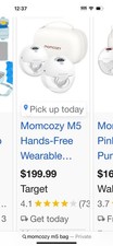 Momcozy S12 9-Levels Double Wearable Breast Pump - White