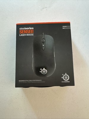 SteelSeries SENSEI [RAW] Rubberized Black 62155 Laser Mouse Brand New In Box! 