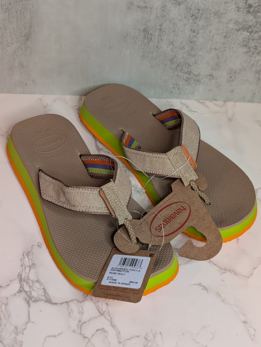 Havaianas Urban Fusion II Sandals NWT
Men\'s 9/10, Women’s 11/12, Tan/?/Multi NWT Havaianas Urban Fusion Sandals Flip Flop Men By 9/10  main image 3