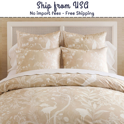 Pottery Barn Veranda Percale Multi Duvet Cover Queen + 2 Standard Shams