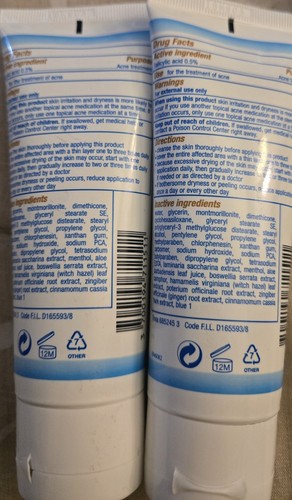 Kiehl's 2 pack Blue Herbal Moisturizer 3.4 fl. oz Salicylic Acid Acne Treatment - Afbeelding 5 van 5