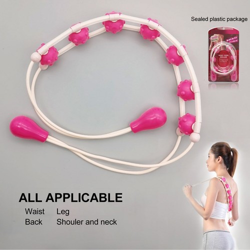 Body Muscle Roller Rope 7 Wheel Massage Roller Cellulite Massage Roller Rope ^ - Picture 16 of 22