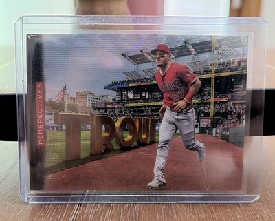 2026 Topps Chrome MIKE TROUT Perspectives BLACK Refractor 07/10 🔥