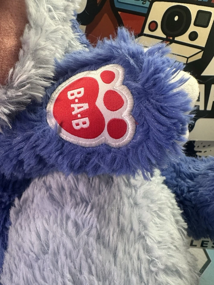 RARO RETIRADO Build a Bear BAB Azul Suave Peluche Dinosaurio 19" Peluche 2014 Foto 2 de 4