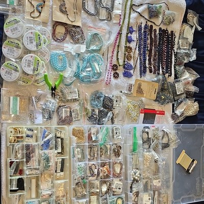 Beadalon, Preciosa, Delica Beads, Jewelry Making Supplies, Tools, Findings Lot