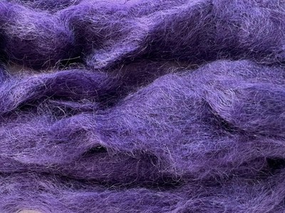 NEU MIT ETIKETT Colinette PARISIENNE Luxus Kinder Mohair Garn SAMT HEIDELBEERE 117 25g 221m