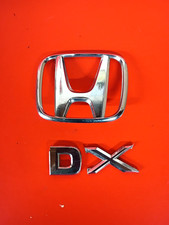 Set 2 Honda Civic Dx Hatchback And Emblem Badge 88-91 Set 2 Honda Civic Dx Hatchback And Emblem Badge 88-91
