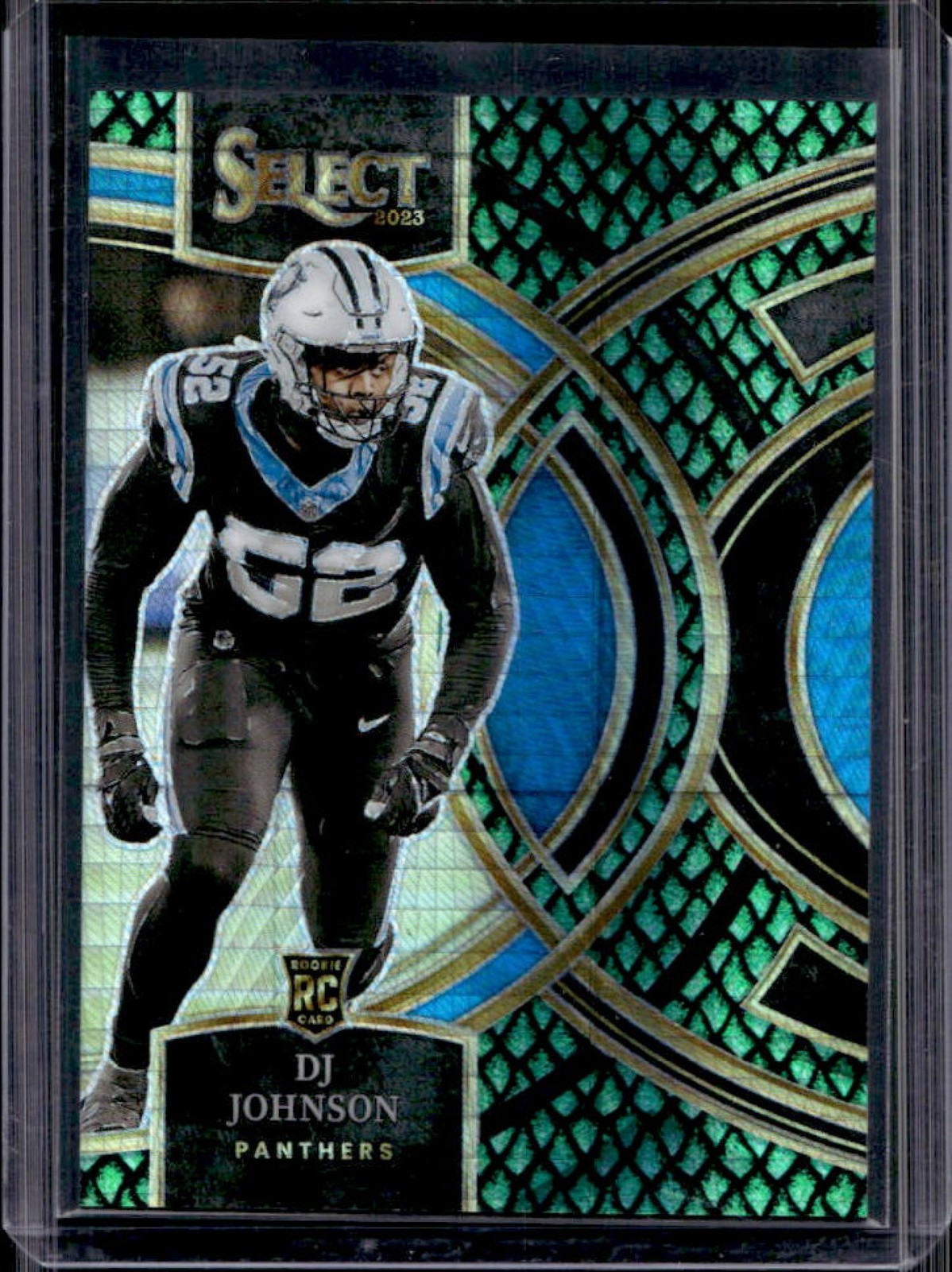 DJ Johnson Panini Select #143 Dragon Scale Prizm