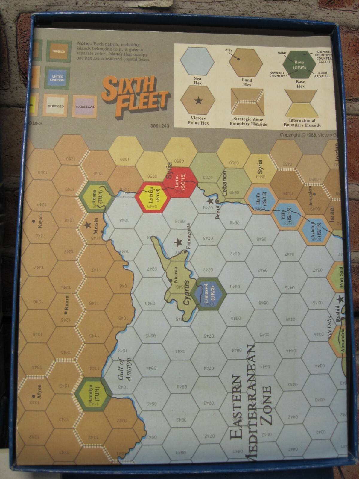 Sixth Fleet VG Victory Games Inc Modern Naval Combat