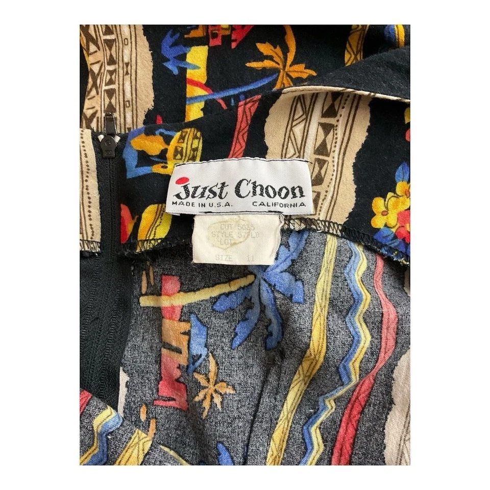 Maxi Vestido Vintage Just Choon Para Mujer Sin Mangas Talla 11 Años 90 Boho Cuentas Flecos Foto 4 de 4