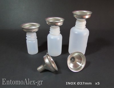Mini Imbuti In Acciaio 37mm - Set Da 5 Per Laboratorio, Chimica, Profumi E Fai Da Te - Foto 2