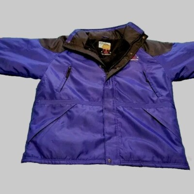 Maxam Mountain Ski Jacket Goose Down 2XL Royal Blue YUENGLING SKI