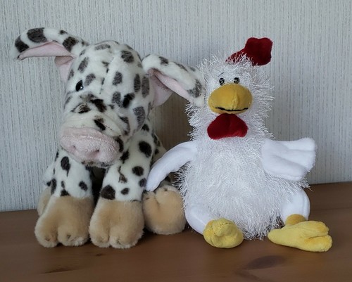 Ganz Pig Chicken Dog Plush Lot Heritage Collection Spot Piglet Animal Farm Hen - Picture 2 of 16