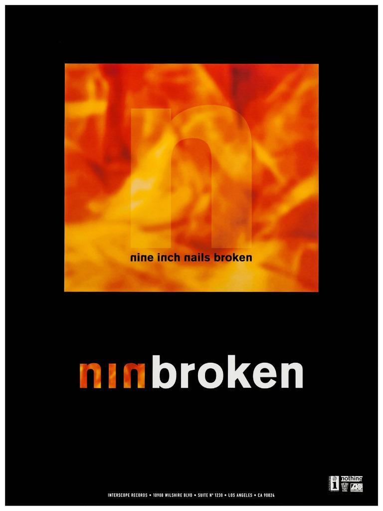 Nine Inch Nails * POSTER * BROKEN Trent Reznor NIN - Wall Art