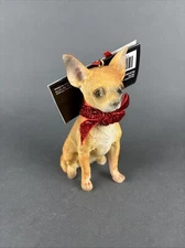 The Christmas Shoppe CHIHUAHUA WITH BOW Tree Ornament