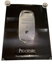 Apple Poster Power Mac G4 Pro Crea Promo Pensa Diverso 22x28” L14430A LEGGI