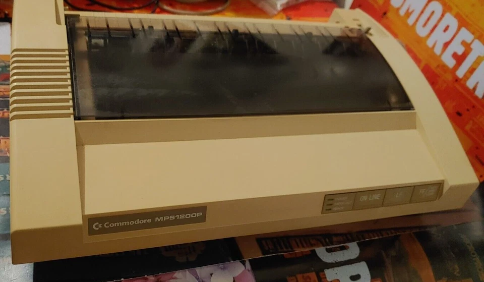 Commodore MPS 1200 P Drucker (Commodore 64 / 128) in OVP (mit Manuals) - Bild 3 von 4