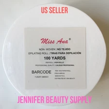 100 YARDS HAIR REMOVAL DEPILATORY NON-WOVEN EPILATOR WAX STRIP PAPER ROLL | USA