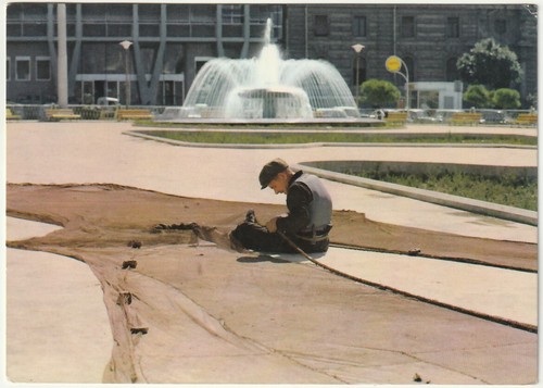 CAGLIARI - FONTANELLA DI PIAZZA DEFFENU - VIAGG. 1965 -76588-