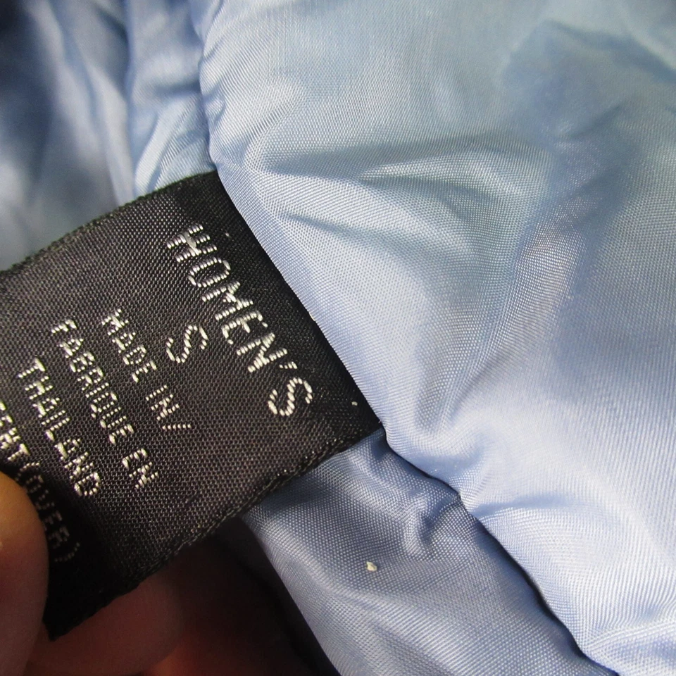 Abrigo Patagonia Mujer Pequeño Cremallera Completa Bolsillos Verdes Con Capucha Nylon Foto 4 de 4