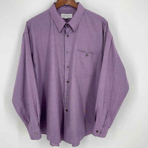 Yves Saint Laurent Mens Purple Button 