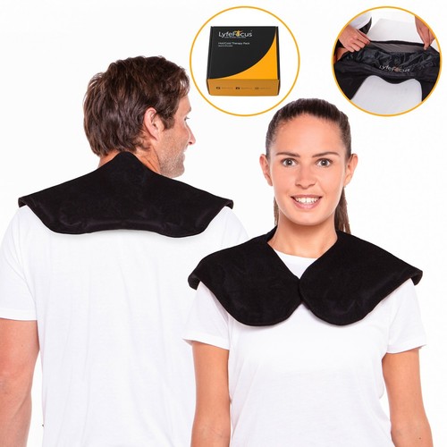 Reusable Hot & Cold Pack For Neck & Shoulder Pain Gel Heat Ice Wrap
