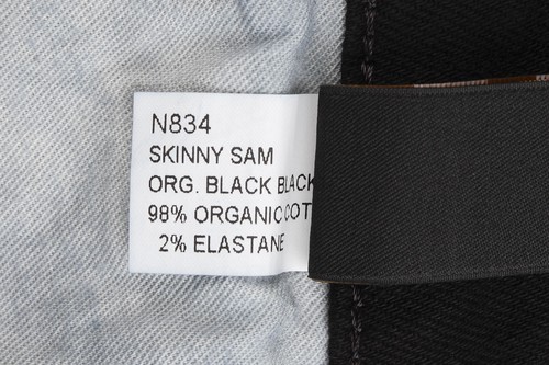 36222 Pantalones de mezclilla ajustados Sam negros negros negros talla 29/34 - Imagen 7 de 7