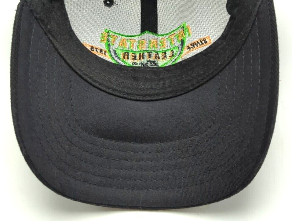 INTERSTATE LEATHER hat black adjustable cap - image 6