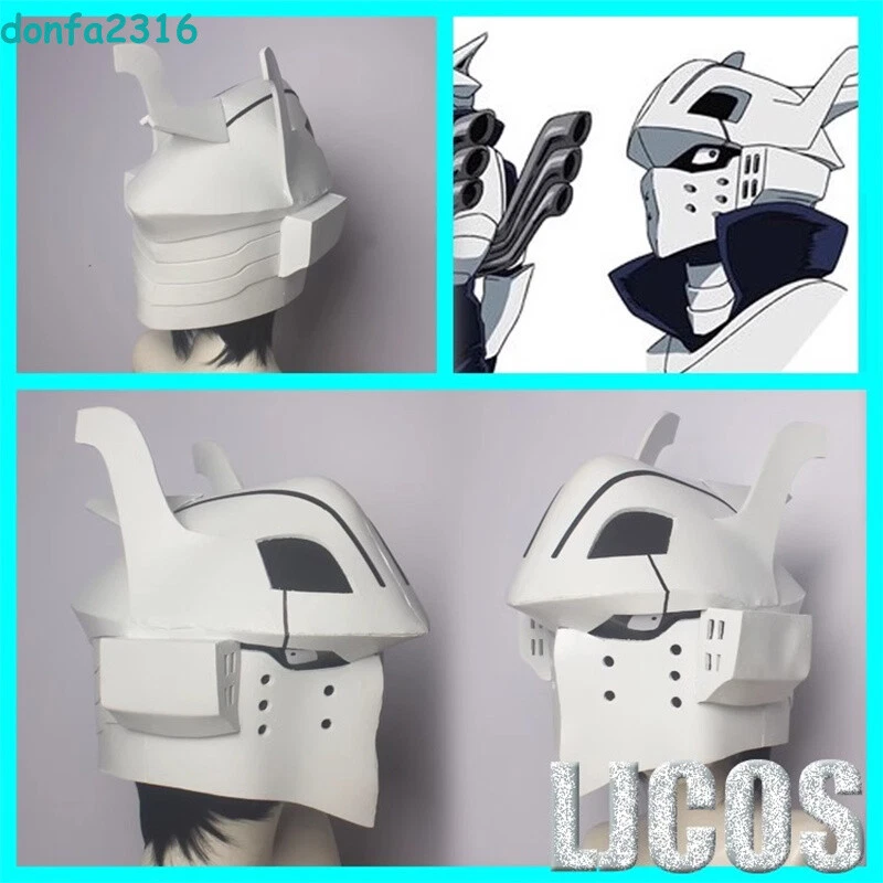 Anime My Hero Academi Iida Tenya Casco Máscara Facial Halloween Juegos con disfraces Accesorios Regalos Foto 3 de 3