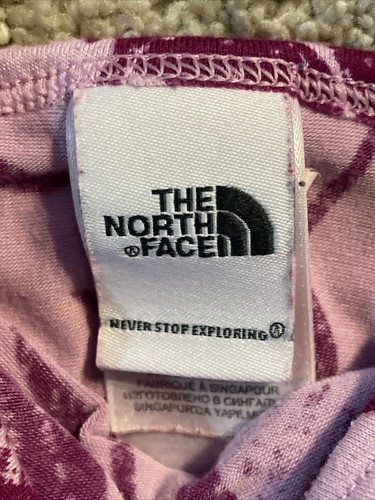 Women’s North Face Floral Tank Top Pink & Purple Built in Bra Sized Medium - Picture 3 of 9