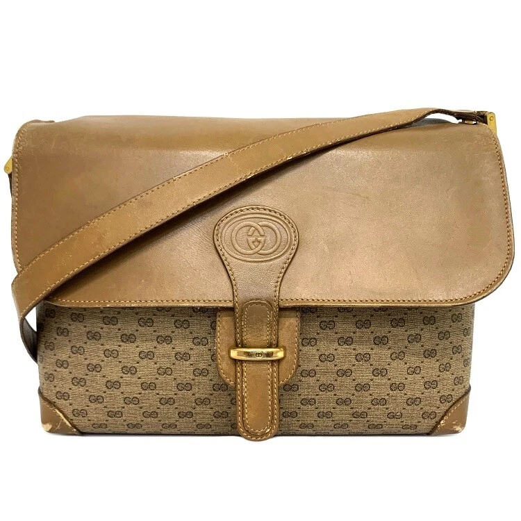 Old gucci shop logo bag