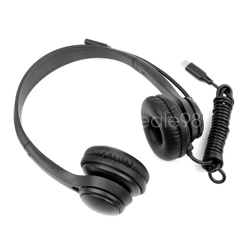 Call Center Wired Headset with Rotatable Microphone Noise Cancelling Headphone - Picture 19 of 26