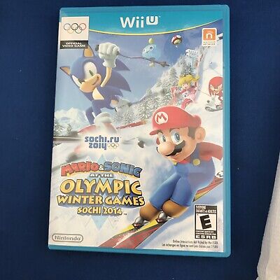 NEW Mario & Sonic at the Sochi 2014 Olympic Games (Nintendo Wii U 2013) w  Remote 45496903275