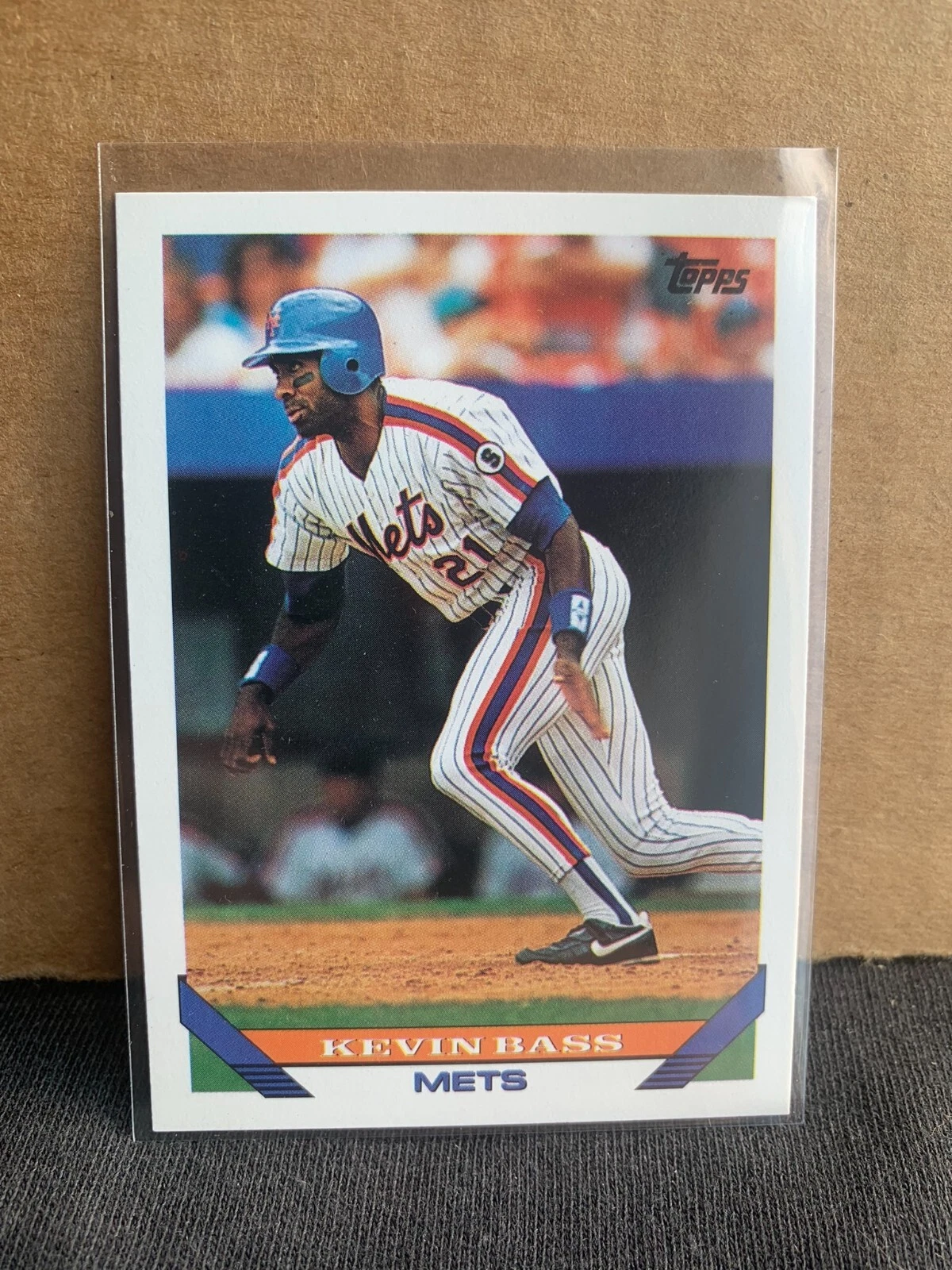 1993 Topps Baseball Card New York Mets Kevin Bass